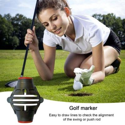 360° 3-Line Golf Ball Marker High Precision Ball Marker 360° Triple 3-Line Golf Ball Marker