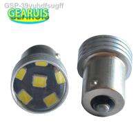 2023 10ชิ้น S25 1156 BA15S 6 SMD 2835เลนส์จุด P21W BAY15D 1157ไฟสัญญาณเลี้ยวเบรคท้ายรถแต่งรถ12V