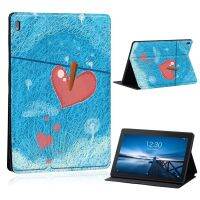 แท็บเคสโทรศัพท์ Lenovo แท็บเล็ต M10 TB-X605F/TB-X505 10.1 "/TB-X104F E10/แท็บ M10บวก TB-X606F/X 10.3" เคสปลอกพับสองด้านแบบบางเฉียบ