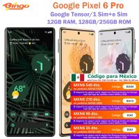 Google Pixel 6 Pro ของแท้128GB/256GB ปลดล็อคโทรศัพท์มือถือ6.71 "Google Tensor Octa Core 12GB RAM 50MP สามตัว &amp; 48MP &amp; 12MP NFC