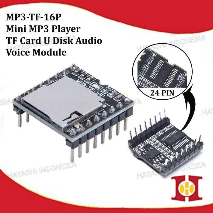 DFPlayer DF Player Mini MP3 Module Audio Voice TF SD Card MP3-TF-16P ...