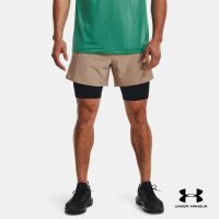 Under Armour Mens UA Peak Woven 2-in-1 Shorts กางเกงขาสั้น UA Peak Woven 2-in-1 สำหรับผู้ชาย