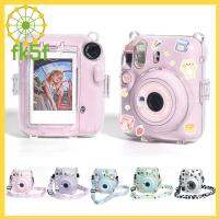 เคสป้องกันการเดินทางสำหรับ Fujifilm Instax FK5F Mini12อเนกประสงค์พร้อมสติ๊กเกอร์น่ารักกระเป๋าใส่กล้องเคสห่อหุ้ม