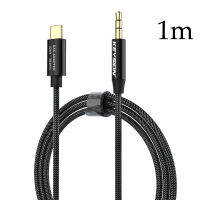 KEYSION HIFI DAC Earphone Amplifier USB Type C to AUX Speaker Cable Adapter 32bit 384kHz HD Digital Decoder Car Audio Input Cord