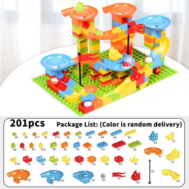 huiqibao-52-182pcs-marble-race-run-diy-maze-balls-building-blocks-funnel-slide-big-size-bricks-educational-baby-toys-children