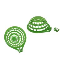 TEX2 Pcs Green Plastic Bird Nest Cage Decorative Cages Bird Eggs Nest Pan Pet Birds Hatching Tools Pet Supply