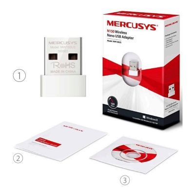 Mercusys MW150US N150 150Mbps Wireless Nano USB Adapter