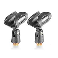 Bolymic Mic Clamp for Sennheiser MZQ1 Wireless Mic Clip Holder Clamp SKM Handheld 2 Pack