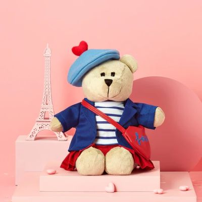 Starbucks Parisian Bearista Bear ตุ๊กตาหมีสตาร์บัคส์ วาเลนไทน์ 2022