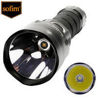 Sofirn C8G Powerful LED Flashlight 21700 SST40 18650 With Power Indicator Lantern Torch 2 Groups Ramping SOS Beacon Outdoor