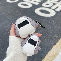 3D Fashion Cartoon Shark Silicone Cover for Apple airpods pro 3  Cute Protective Case for airpods 1 2 Wireless charging bag Wireless Earbud Cases