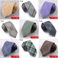 ☬▤♚ 7cm or 7.5cm Slim Mens Suit Tie Green Bule Plaid Stripend Necktie for Men Business Wedding Skinny Neck Ties Accessories