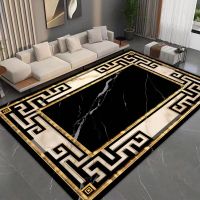 Luxury Rugs Decoration Home Carpets for Living Room Marbling Large Size Bedroom Fluffy Short Plush Floor Mat Non-slip Lounge Rug