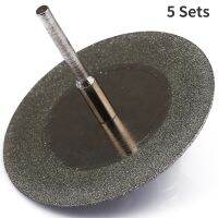 【CW】◘○□  5 Pcs 50mm Abrasive Disc Grinding Cutting Saw for Tools with 5pcs 3mm Mandrel