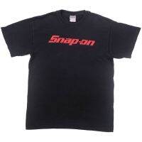 เสื้อยืดพิมพ์ลายแฟชั่น เสื้อยืด พิมพ์ลายโลโก้ Snap On Vine 90S ไซซ์กลาง