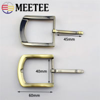 25pcs Meetee 40mm Metal Antique Brass Pin Belt Buckles for Men Belts Adjustable Buckle DIY Leather Craft Hardware Accessories