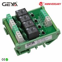 Geya รีเลย์โมดูล1 Spdt Din รางติดตั้งโมดูลอินเตอร์เฟซรีเลย์12V 24V Dc/Ac 220V 230V 5vdc