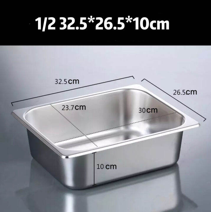 Food Pan Prasmanan Stainless Ukuran Tinggi Cm Wadah Stainless Steel Lazada Indonesia