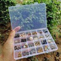 【hot】۞▪  1pc Transparent Plastic Storage 18/24 Slot Adjustable for Pills Jewelry Beads Earring Organizer Jewlery