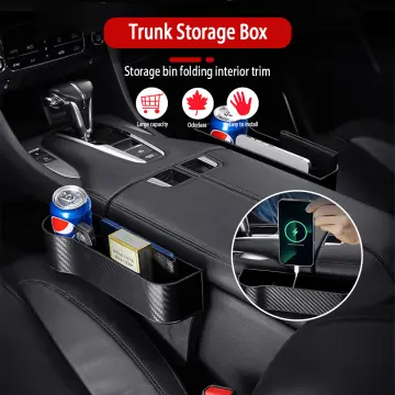 Car Seat Gap Filler Organizer, Multifunctional Pu Leather Front Seat  Storage Box For Phones Wallet Money Cards
