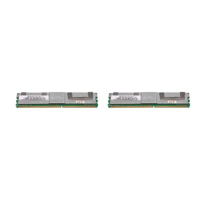 2X DDR2 8GB Ram Memory 667Mhz PC2 5300 240 Pins 1.8V FB DIMM with Cooling Vest for AMD Intel Desktop Memory Ram(A)