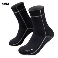 2021 SCR Diving Socks 5MM Keep Warm Scuba Beach Non-slip Men Rowing Boat Shoes Flippe