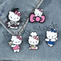 【hot sale】 ✺ﺴ✢ B36 Hello Kitty Series Alloy Anime Broche Pin Student Backpack Brooch