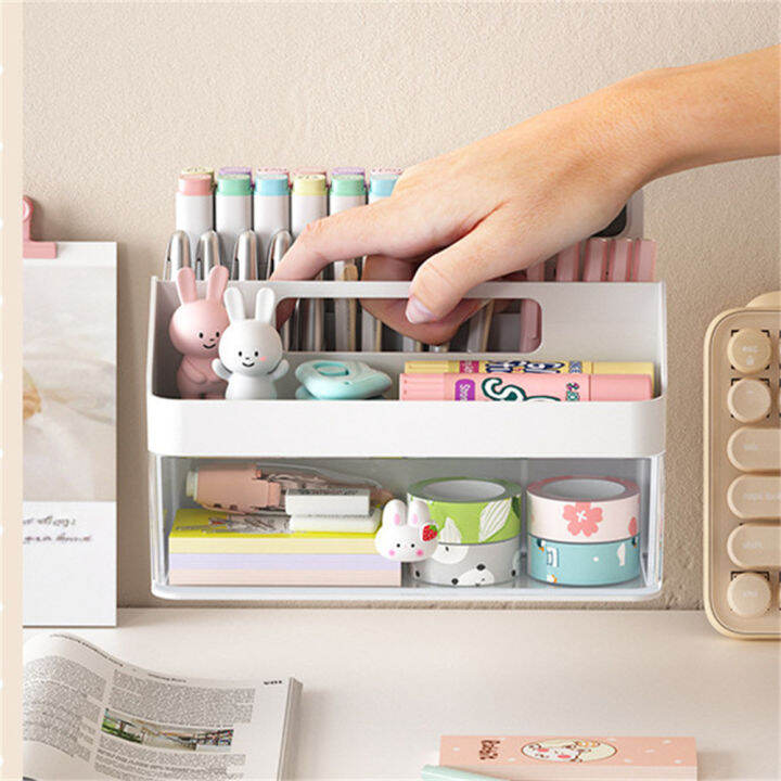 stationery-holder-rack-drawer-type-storage-plastic-desktop-organizer-stationery-storage-storage-box-desk-organizer