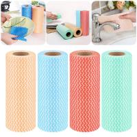 1 Roll Eco-Friendly Cleaning wash cloth Non Woven Duster Cloth Dish Cloth Break Point No Oil Rag Furniture items kitchen towels Dish Cloth  Towels