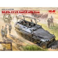 โมเดลประกอบ ICM Model 1/35 ICM35104 Sd.Kfz.251/6 Ausf.A with Crew