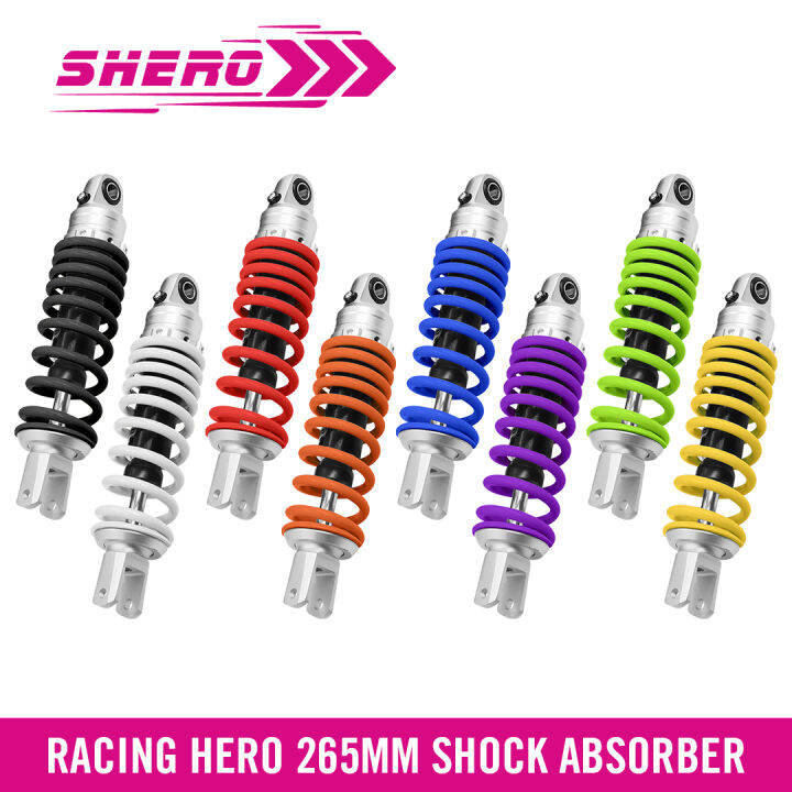 Racing Hero 265mm Shock Absorber For Mio Beat Click Skydrive Made in