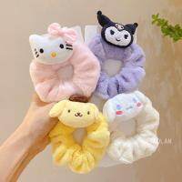 Hairpin High Elasticity Jewelry Korea Female Hair Large Intestine Plush Sanrio Hair Accessories