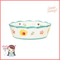 ชามขอบหยัก PORCELAIN KECH 6 นิ้ว CHRYSANPORCELAIN SCALLOPED EDGE BOWL KECH 6IN CHRYSAN **คุ้มที่สุดแล้วจ้า**