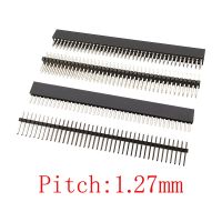 Pitch 1.27 mm Straight Single Row/Double Row Male Female Socket Pin Header PCB Board Connector for Arduino 1x40/50Pin 2x40/50Pin