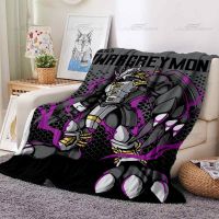 2023 in stock FVVZ Cartoon Digimon Decoration Flannel Thin Blanket Animated Pattern Air Conditioner Quilt Portable，Contact the seller to customize the pattern for free