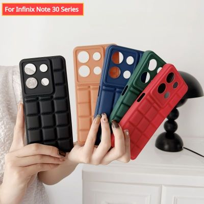 สำหรับ Infinix Note 30 Pro 2023ปลอกซิลิโคนเคสป้องกันมือถือสำหรับ Note30 Note30Pro 30Pro 4G เคสหลังแบบนิ่มเคสสี่เหลี่ยมแฟชั่น