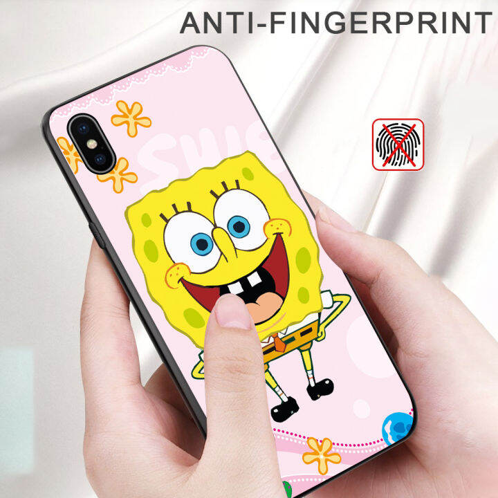 ggk-สำหรับ-oppo-a58-4g-แหวนใส่นิ้วสายคล้องการ์ตูน-spongebob-น่ารัก-squarepants-spong-bob-เคสใส่โทรศัพท์เคส-tpu-ซิลิโคนนิ่ม