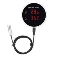 Tuya WiFi Temperature and Humidity Sensor External Probe Digital LCD Display Indoor Hygrometer