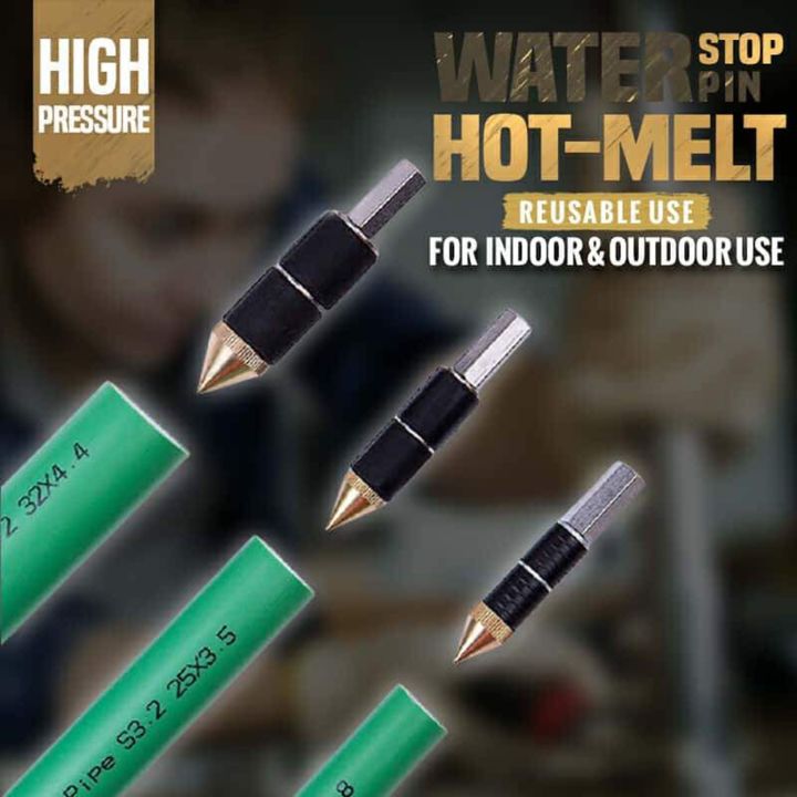 cc-hot-melt-stopper-accessories-pipe-repair-with-rubber-cover-for-floor-plugging