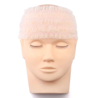 【LZ】◕☏  10/20/50 pcs Headbands Elástico Não-tecido Descartável Cílios Enxertia SPA Hair Salon Fontes Do Banheiro Maquiagem ferramenta de banho