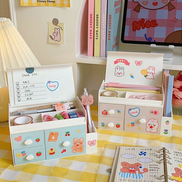 cod-cute-desktop-storage-box-plastic-drawer-office-home-makeup-student-finishing