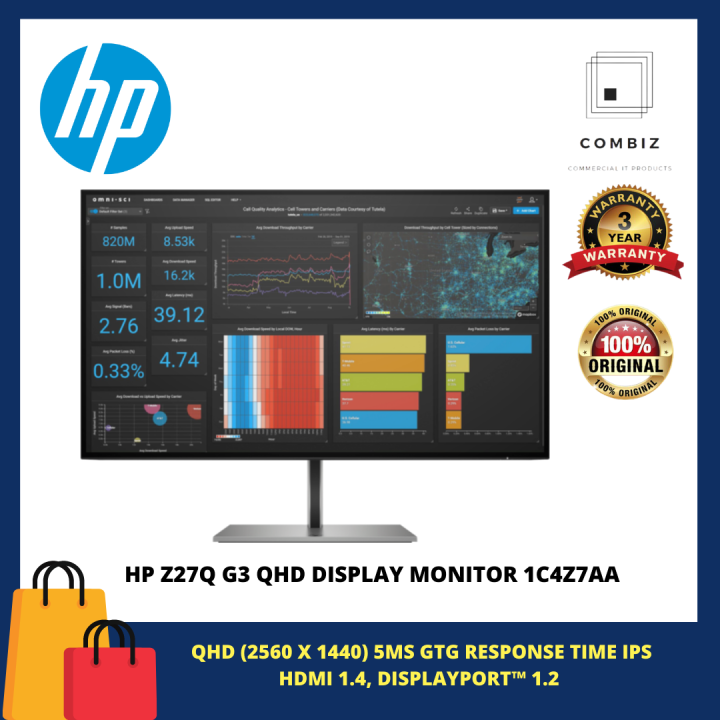 HP Z27Q G3 QHD DISPLAY MONITOR 1C4Z7AA PRE ORDER ( PLEASE DIRECT ...