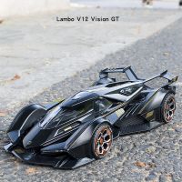 1:24 V12 Vision GT Gran Turismo Alloy Concept Sports Car Model Diecasts Metal Toy Racing Car Model Sound and Light Kids Toy Gift