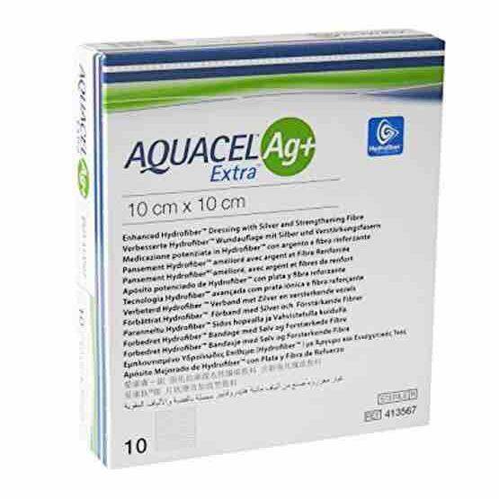 Aquacel AG+ Extra Dressing 10x10cm, Code: 413567 (10/box) | Lazada