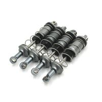 4Pcs Shock Absorber RC Car Shock Absorber for HBX 16889 16889A 16890 16890A SG1601 SG1602 1/16 RC Car Upgrade Parts Accessories Titanium