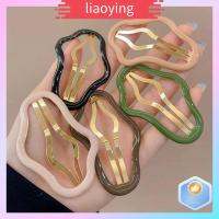 LIAOYING 3/5PCS เรซิน คลิปกลวงรูปก้อนเมฆ แบบพกพาได้ โลหะสำหรับตกแต่ง คลิปผมด้านข้าง น่ารักน่ารักๆ เครื่องประดับผมวินเทจ สาวๆ