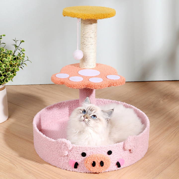 xcutememeow-คอนโดแมวใหญ่-คอนโดแมวลดราคา-คอนโดแมวถูกๆ-คอนโดแมวพร้อมที่ฝนเล็บแมว-ที่ข่วนเล็บแมว-ที่นอนแมว-บ้านแมว-ของเล่นแมว-ปอมปอม