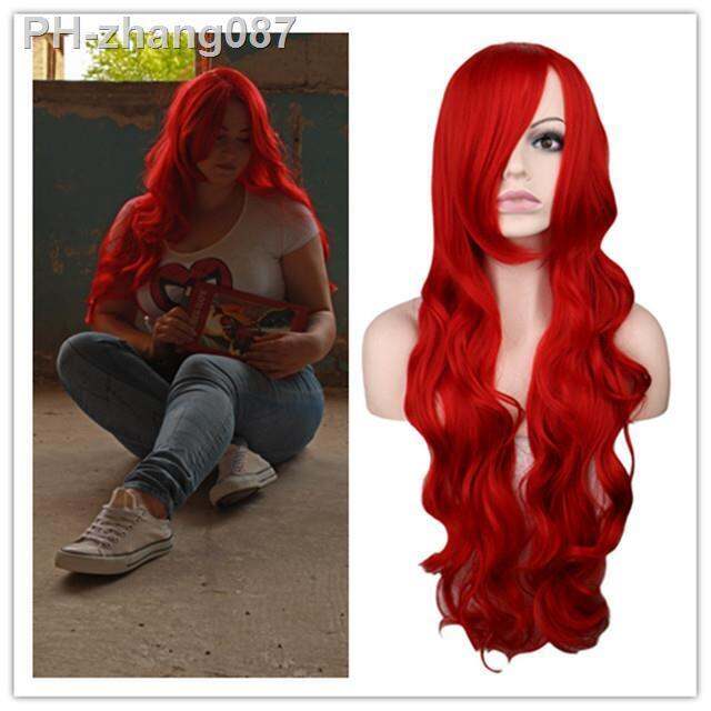 qqxcaiw-long-wavy-cosplay-wigs-for-women-party-costume-black-white-red-pink-blue-blonde-orange-synthetic-hair-wigs-with-bangs