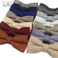 ❀✌№ New Arrival Wool Bow Ties for Men Casual Wool Groom Bowties High Quality Solid Color Adjustable Winter Bowtie for Wedding