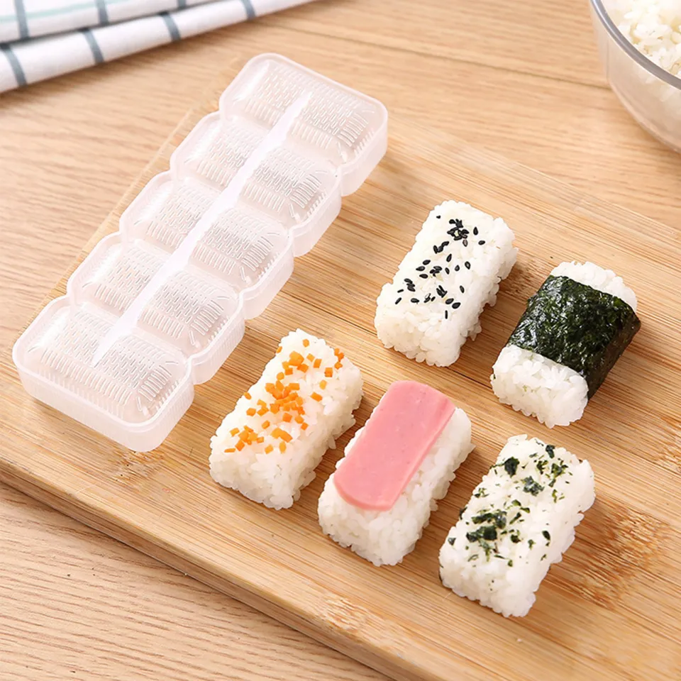 1pc PP Sushi Mold, Minimalist White Sushi Making Kit For Kitchen